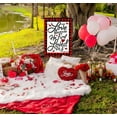 thumbnail image 3 of Rdsfhsp Valentines Day Linen Garden Flags 12x18 inch Double Sided Welcome Valentine's Day House Party Decorations for Outdside Yard, 3 of 5