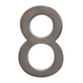 thumbnail image 1 of Solid Cast Brass 5 in. Dark Aged Copper Floating House Number 8, 1 of 1