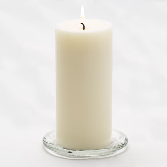 Richland Pillar Candles Light Ivory 3" x 6" Set of 6