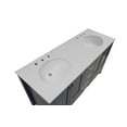 thumbnail image 5 of Horizon 60" Double Bathroom Vanity with Marine Gray Cabinet and Quartz Top, 5 of 8