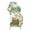 Green Brown, variant on Cute Zebra Forest Arch Backdrop Cover 4FT, Green Trees Cone Leaves Mushroom Spandex Fitted Stretchy Arch Stand Covers, Round Top Chiara Backdrop Cover for Wedding Party Birthday Baby Shower