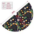 thumbnail image 3 of Yiaed Snake And Flower Print Christmas Tree Skirt , Tree SkirtsTree Mat for Christmas Winter Holiday Indoor Decorations-48", 3 of 7