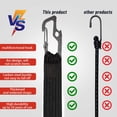 thumbnail image 3 of 4 Meter Multifunction Long Bungee Cords Hooks, Highly Stretchy Clips Bike Motorbike Luggage, 3 of 9