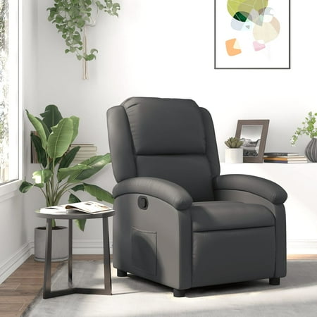 vidaxl recliner chair gray real product
