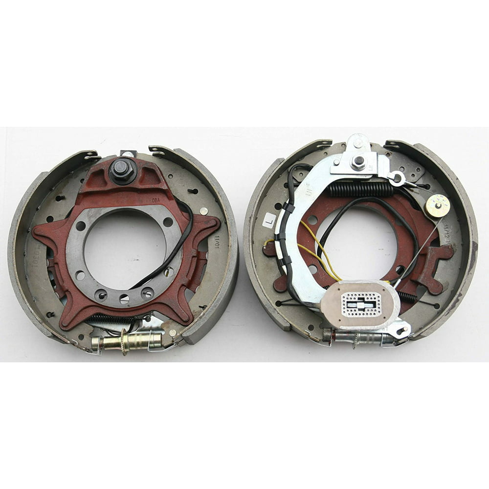 New 12-1/4" x 3-3/8" Trailer Electric Brake Assembly pair for 9K-10K lbs axle - 21009 - Walmart 12 1 4 X 3 3 8 Trailer Brakes