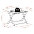 thumbnail image 5 of Winsome Scarlett Luggage Rack, Walnut Finish, 5 of 6