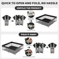 thumbnail image 4 of babyeap Foldable Baby Playpen,Playpens for Babies and Toddlers with Storage Bag,Indoor & Outdoor Baby Fence Play Pen Area,Black, 4 of 7