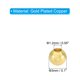 thumbnail image 2 of Uxcell 3mm 18K cuentas espaciadoras de oro relleno para hacer joyas, paquete de 260 cuentas redondas de metal, cuentas de latón, doradas, 2 of 7
