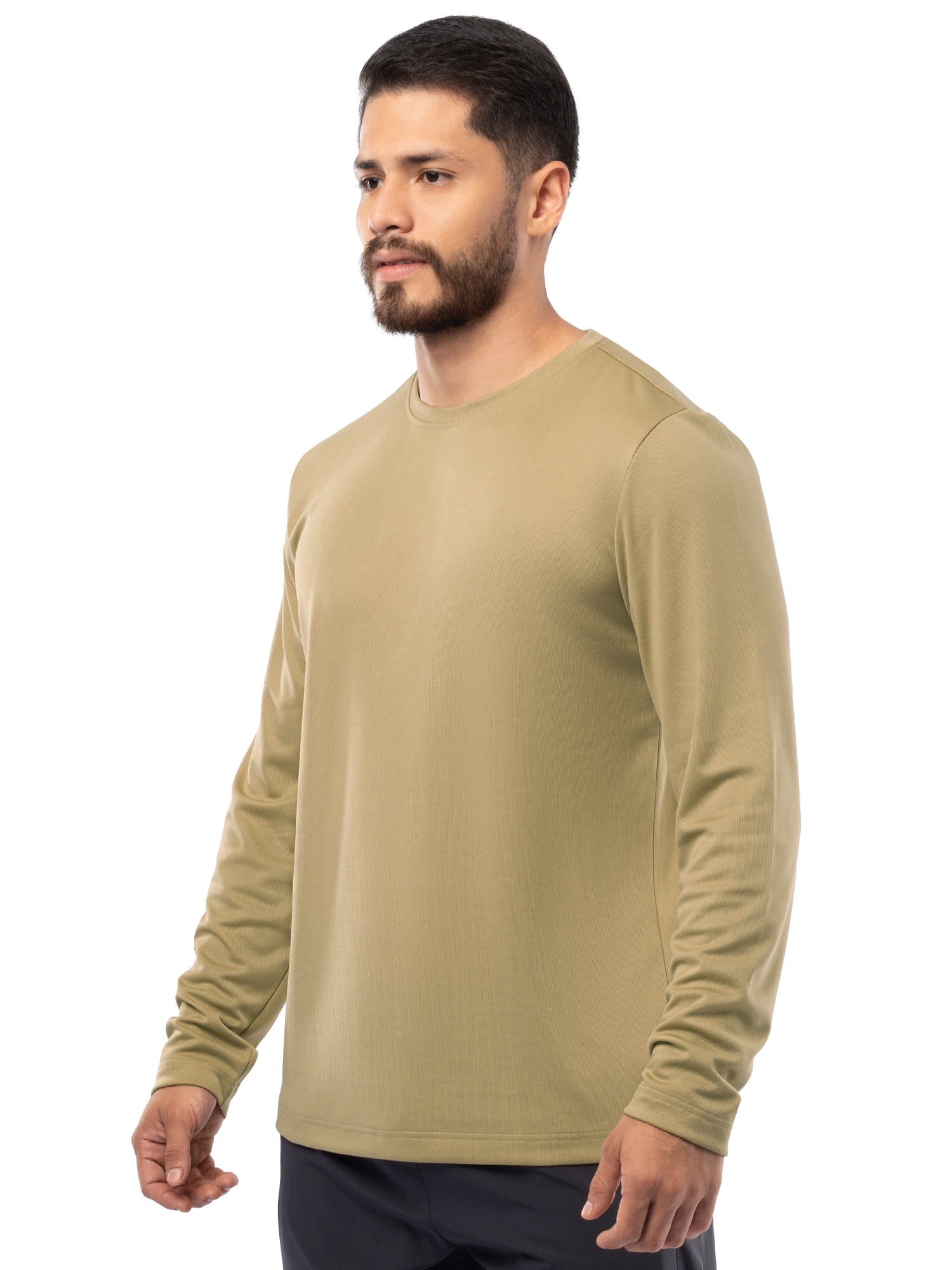 Athletic Works Men's Core Active Long Sleeve T-Shirt, Sizes S-5XL