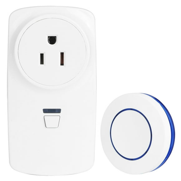 Wireless Socket, Stable Remote Control Outlet, Practical Flexible Office For Home Appliance Blue Remote Control,Orange Remote Control