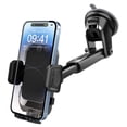 thumbnail image 1 of Universal Car Phone Holders Suction Cup Phone Mount, Windshield Dashboard Phone Holder Stand for All Smartphones, 1 of 5