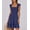 Navy Blue, variant on ANRABESS Summer Dresses for Women 2026 Ruffle Smocked Square Neck Sundresses Casual Beach Mini Dress Sleeveless Swing A-Line Floral Boho Dresses Navy Blue XS