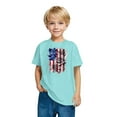 thumbnail image 7 of CFLVAEK Kids 4th of July Shirts Boys Girls Novelty American Flag Patriotic Tshirts Crewneck Short Sleeve Cotton T Shirts for Indenpendence Day 5 Years, 7 of 7