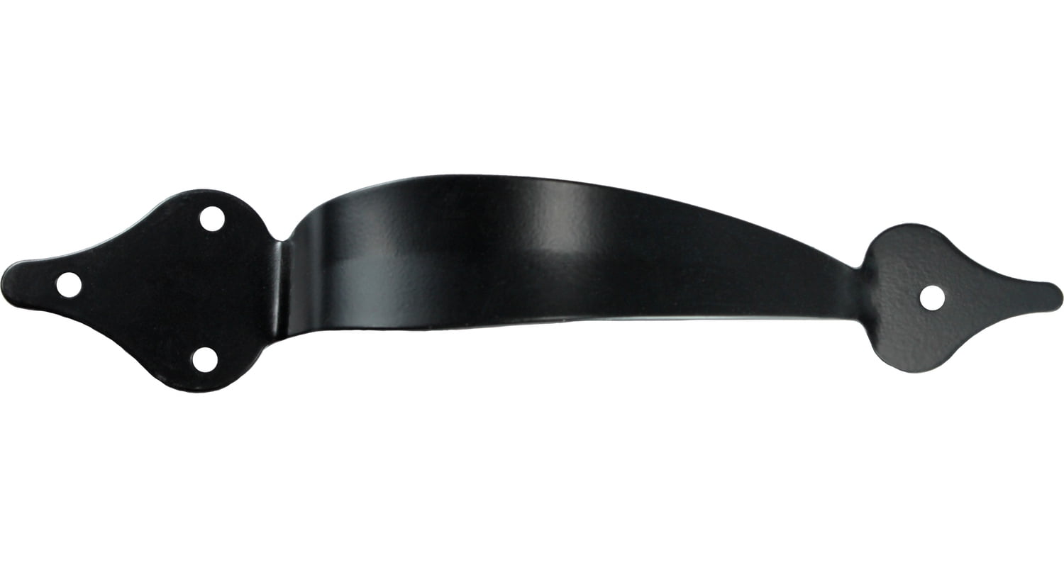 Jake Sales Brand Black 10" Decorative Wood Gate Pull Handle