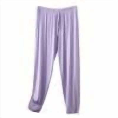 Admvng Pants For Women Plus Size Four Season Casual Solid Color Drawstring Loose Fitting Home Clothes Pants S-5XL