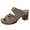 Khaki, variant on Daznico Women's Sandal - Women Summer Solid On Casual Open Toe Square Heels Comfortable Beach Shoes Sandals Slippers,Size 6.5