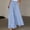 Blue wide leg palazzo pants for women a1, variant on Women's Wide Leg High Waisted Trousers with Pockets Solid Casual Long Pants Vacation Beach Work Lounge Palazzo Trousers Summer Travel Clothes, Blue 2XL