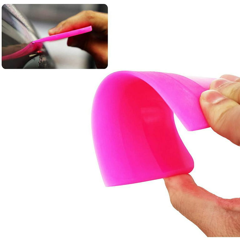 Pink Rubber TPU Squeegee PPF Soft Scraping For Window Wrap I4B3 Vinyl P6N7  Tint 3 Sizes Y7H9 N5M4 