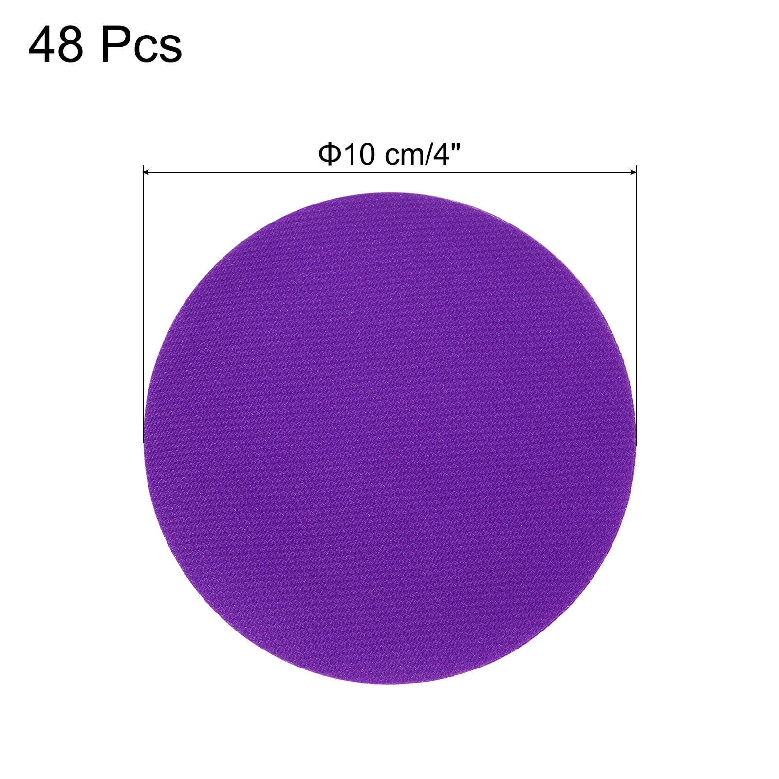 Unique Bargains Carpet Spot Markers for Classroom Carpet Teacher Supplies Purple
