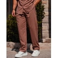 thumbnail image 3 of COOFANDY 2 Piece Casual Linen Set for Men Summer Outfit Button Down Shirt and Beach Pants Matching Set, 3 of 6