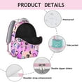 thumbnail image 4 of Polka Leopard Backpack Cheetah Print, Cute Animal Pattern Classic Fashion School Bag for Students, 4 of 6