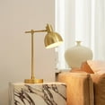 thumbnail image 4 of 18" Matte Brass Desk Lamp with Metal Shade, 4 of 9
