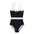 thumbnail image 7 of Cut Out One Piece Swimsuit Women Women's Siamese Swimwear with Padded Tight Sexy Temperament Beach Bikini Womens One-Piece Swimsuits, 7 of 7