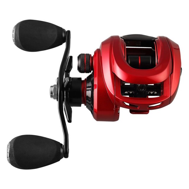 Pesca Carrete Alta Velocidad Baitcasting Mano Derecha Izquierda