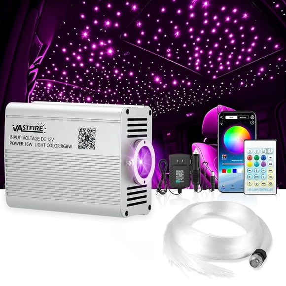 Kit de cielo estrellado VASTFIRE para techo, 800 fibras ópticas de 3 m