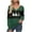 Army Green, variant on Abomasnow Plus Size Christmas Shirts for Women Merry Christmas Tree Print T-Shirt Long Sleeve Color Splicing Tops(S-5X)