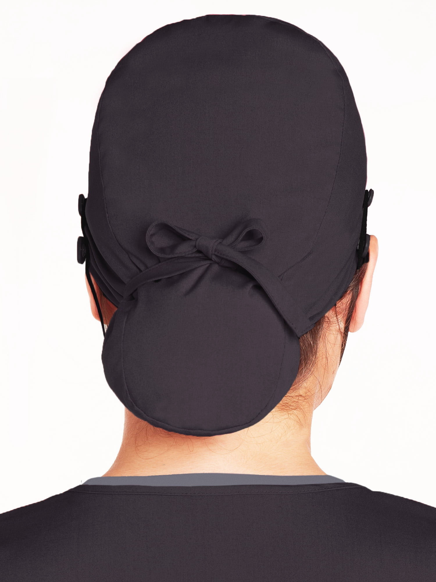 Reebok Women's Scrub Cap Surgery Cap with Hair Pouch and Drawstring, 1 Pack, One Size