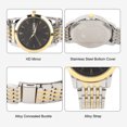 thumbnail image 4 of Reloj De Hombres De Cuarzo, Vestido Comercial Elegante De Acero Inoxidable, Reloj A Prueba De Agua, Comercialización De Doble Fecha Con Pantalla De Calendario, 4 of 7