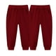 thumbnail image 1 of Odeerbi 2-7 Años Niños Niñas 2 Pcs Pantalones de Deporte Deportivo Entrenamiento Pantalones de Jogger de Verano Joggers de Color Sólido, 1 of 3