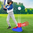 thumbnail image 3 of 1 Ensemble d'Outils d'Entraînement de Baseball pour Enfants Batte de Baseball Machine à Balles Jouets, 3 of 8