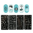 thumbnail image 4 of Convenient And Practical High-Quality Materials Nail Stamping Plate, Nail Printing Stencils, For Home Beauty Salon ANGGREK HD1414, 4 of 8
