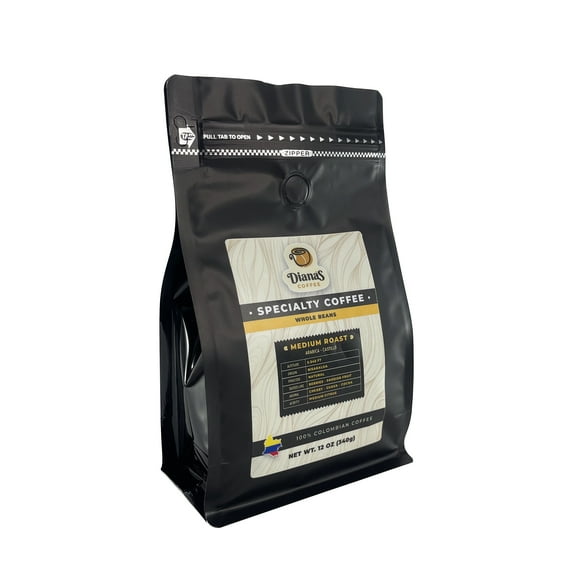 Diana's Coffee | Original Specialty | Natural | Whole Bean | 12 oz (340g)