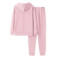 thumbnail image 3 of UKAP Conjunto de dos piezas para mujer, chándal de manga larga, conjunto de Jogger, sudaderas con capucha y pantalones de chándal cálidos para mujer, conjuntos informales con capucha, 3 of 4