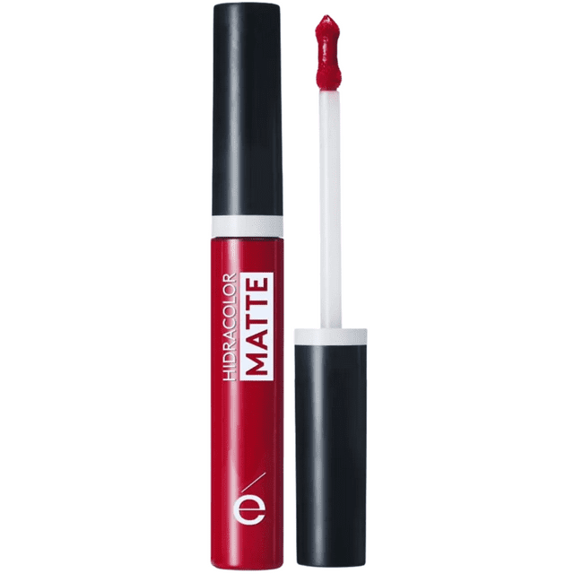 Labial Mate Hidracolor Rojo Vibrante Ésika 6 ml No Transfer