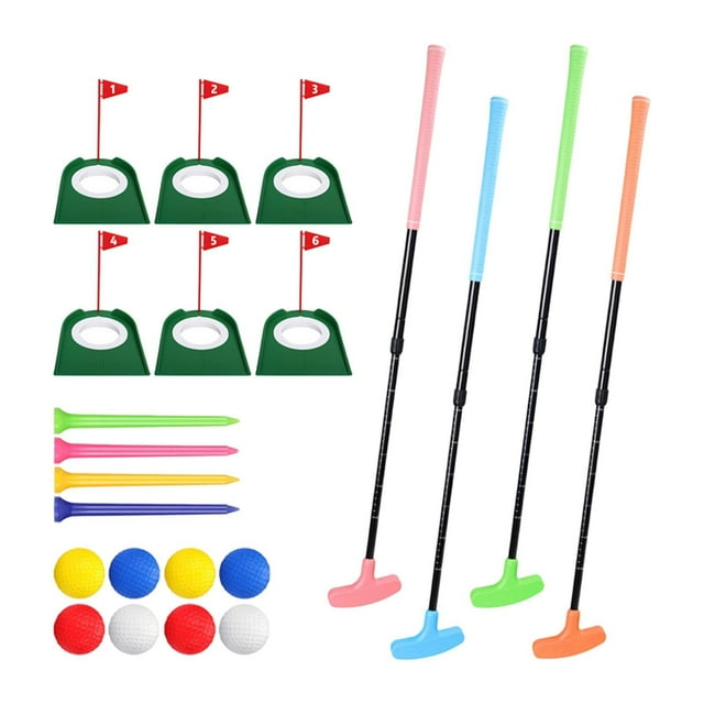 Putter de golf retráctil Strade Fareast Limited con bolas agarre antideslizante Longitud ajustable para oficina viajes interior con tee de golf