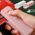 thumbnail image 2 of PENGXIANG 2 in 1 Mini Vacuum Bag Sealer Electric Food Protector Sealer Handheld Sealing Machine Portable Heat Sealer and Cutter USB Rechargeable for Fresh Storage Plastic Food Snack Pet F, 2 of 11