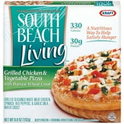 South Beach Living Pizza: W/Harvest Wheat Crust Grilled Chicken & Vegetable, 6.8 oz