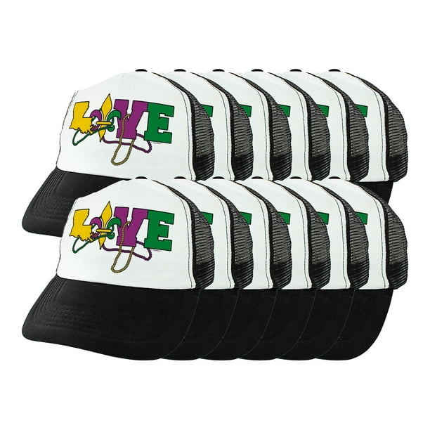 Mardi Gras Outfit Accessories Louisiana Love Mardi Gras Hat Mardi Gras Attire 12 Pack Trucker Hats Walmart Com Walmart Com Mardi Gras Outfit Accessories Louisiana Love Mardi Gras Hat Mardi Gras Attire 12 Pack Trucker Hats Walmart Com Walmart Com