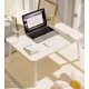 thumbnail image 1 of Dark Wood Reception Office Desk L Shaped Vanity Home Drawers Computer Desks Gaming Conference Study Mesa Escritorio Furniture My Lux Decor Round, 1 of 31