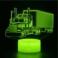 thumbnail image 5 of YSTIAN 3D Truck Car Night Light Lamp Illusion 16 Color Changing Table Desk Decoration Lamps Gift with Acrylic Flat ABS Base USB Cable Toy, 5 of 5