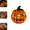 A-1PC#041, variant on Vintage Halloween Pumpkin Lamp Decor, Classic Stained Glass Pumpkin Table Lamp, Cozy Ambient LED Light for Holiday Party Mantel Fall Home Decorations M A-1PC