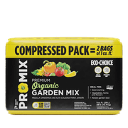 PRO-MIX Premium Organic Garden Soil Mix, 2 Cu ft Compressed Bale