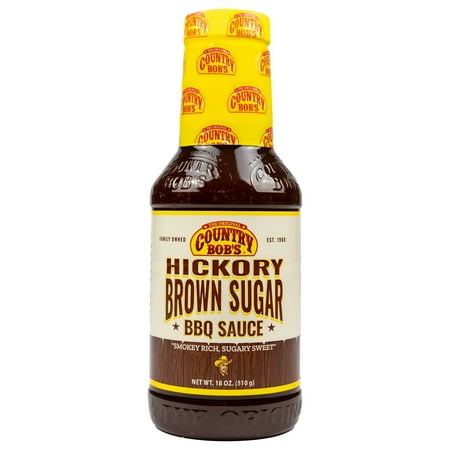 Country Bob's Hickory Brown Sugar Barbecue Sauce, 18 oz Gluten Free