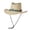 Beige, variant on MOJOGO Vintage Straw Hats for Adult Windproof Sun Hat Beaded Decro Cowboy Hat for Summer Beach Travel Party Khaki M