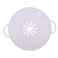 thumbnail image 1 of Tapa de silicona antiderrames, multifuncional, para cocinar y freír violeta, 1 of 9