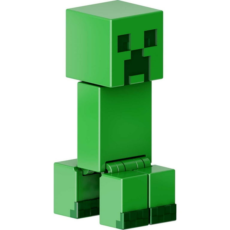 Minecraft Build a Portal Creeper and Damaged Creeper 2 pk - Action Figures  & Accessories, 3.25 in Scale Toy 